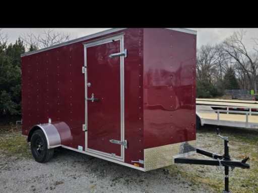 2024 Mate 6x12 cargo enclosed trailer 6'6 inside ramp door