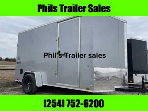 2023 Pace American new 6x12 v-nose enclosed trailer cargo trailer