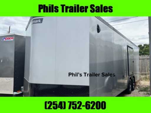2024 Haulmark new 85x24 enclosed trailer car hauler blackout cargo trailers race trailer