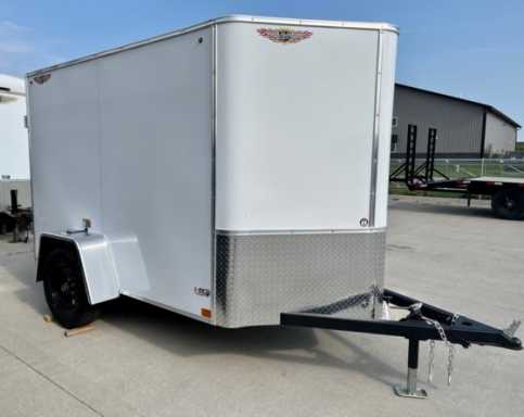 2024 AMP 5'x8' 3k flat top v-nose enclosed cargo trailer
