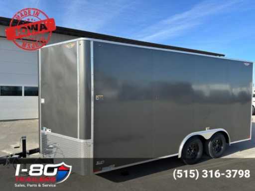 2024 AMP 8.5'x14' 7k flat top v-nose enclosed cargo trailer