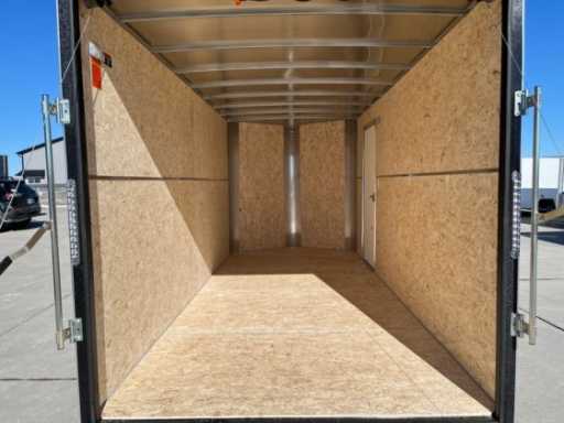 2024 AMP 7'x16' 7k flat top v-nose enclosed cargo trailer