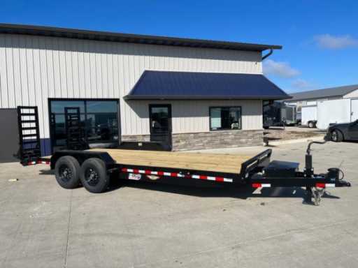 2024 AMP 82"x18'+2' 14k industrial equipment trailer