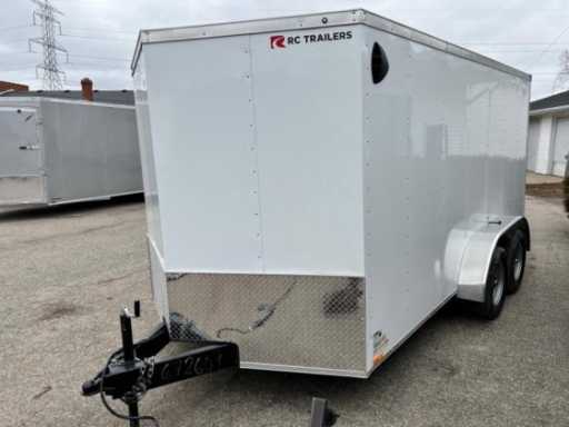 2023 MTI 2023 rc trailers 7 x 16 rc enclosed trailer w/ ramp door (tandem) – monroe store only limited stock