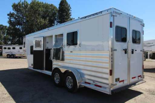 2023 Featherlite 7841 - 8ft sw living quarters 3 horse trailer