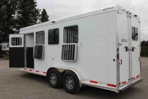 2023 Exiss 740 - 4 horse aluminum trailer xl tack room