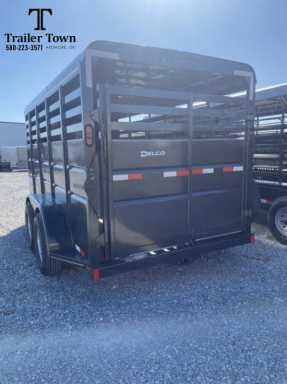 2023 Delco 6'8"x16' horse trailer