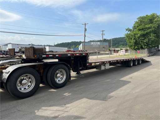 2013 EZ-2-LOAD tri axle with air ramps, electric winch, and upper
