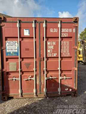 2009 Cimc 20 foot used water tight shipping container