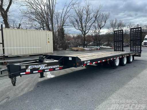 2018 Eager Beaver 25ton tag - tri-axle front air lift - hydraulic ra