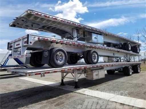 2025 Mac trailer 53' flatbed aluminum tan