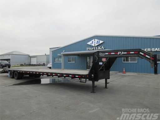 2021 PJ trailers 40' gooseneck 35'+5' dovetail and ramps
