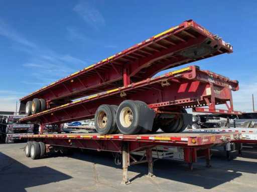2008 Manac extendable flatbed, 80' open, 48' x 102"
