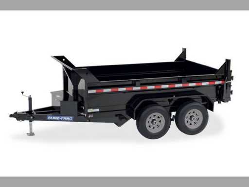 2024 Sure-Trac 6 x 12 sd low profile dump trailer 10k
