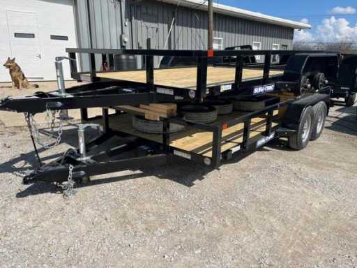 2024 Sure-Trac 7 x 14 tube top utility trailer 7k tand