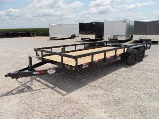2023 AMP 20' utility trailer 82x20 w/spring loade
