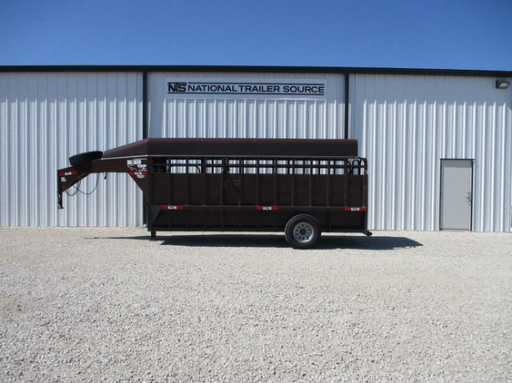 2021 Big Bend 16\' livestock gooseneck trailer