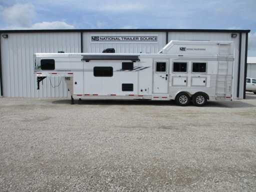 2023 smc 3 horse gooseneck trailer with 13\' living quarters
